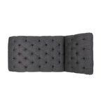 64.25 Button Tufted Chaise Lounge Chair with Birch Legs