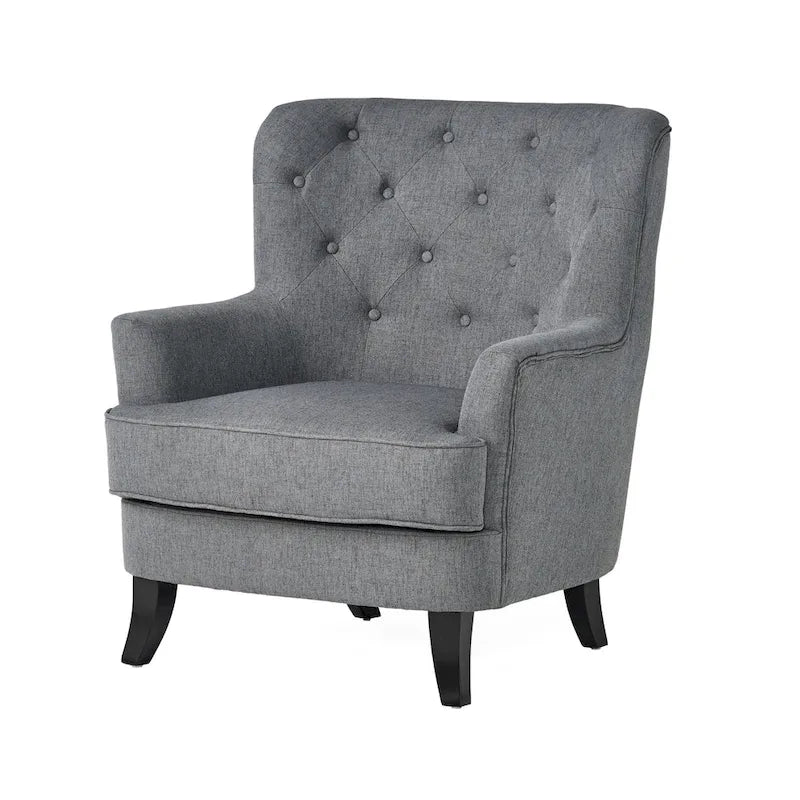 Anikki Tufted Fabric Club Chair