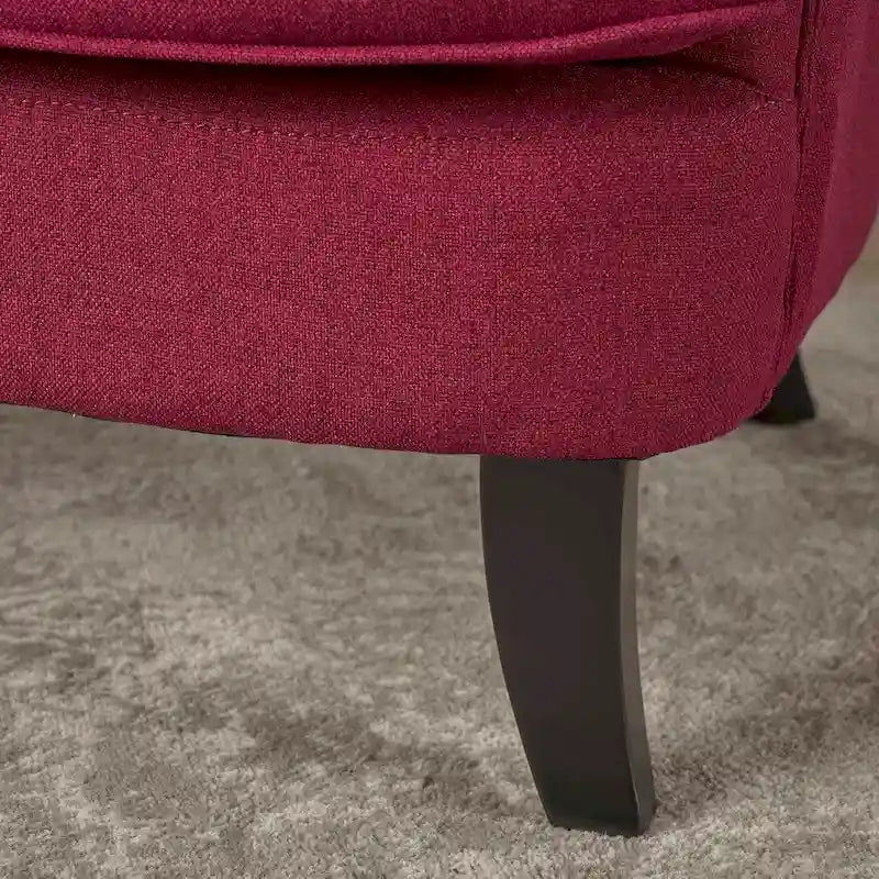 Anikki Tufted Fabric Club Chair