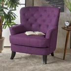Anikki Tufted Fabric Club Chair