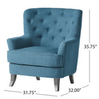 Anikki Tufted Fabric Club Chair