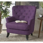 Anikki Tufted Fabric Club Chair