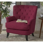 Anikki Tufted Fabric Club Chair