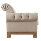 Greenwich Tufted Scroll Arm Nailhead Chesterfield Chair