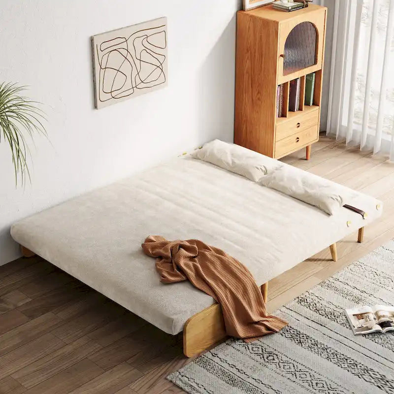 59.1 Modern Upholstered Sofa Bed