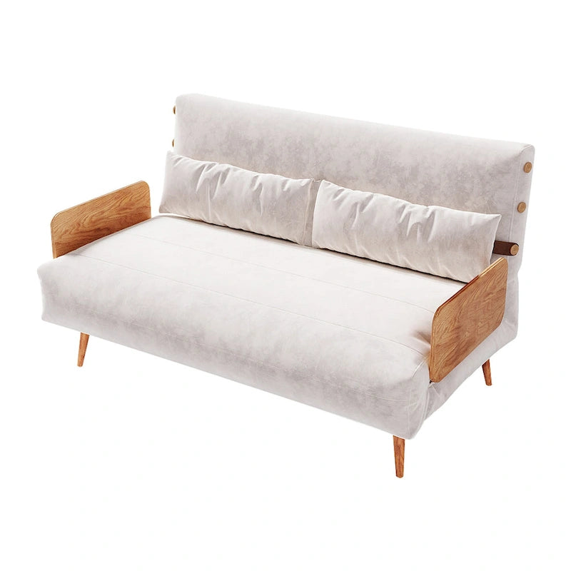 59.1 Modern Upholstered Sofa Bed