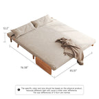 59.1 Modern Upholstered Sofa Bed