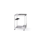 Contemporary All Metal Tea Cart