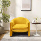 31.2 Inch Nordic Wide Boucle Upholstered Barrel Accent Chair