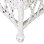 Natural Rattan Cushioned Dining Accent Chair