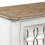 Magnolia Manor Antique White Mirrored Hall Console