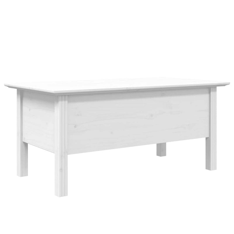 Coffee Table Accent Side Table for Living Room BODO Solid Wood Pine - 39.4x21.7x17.7