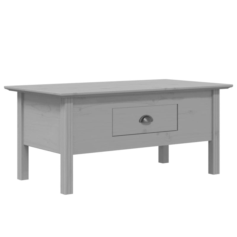 Coffee Table Accent Side Table for Living Room BODO Solid Wood Pine - 39.4x21.7x17.7