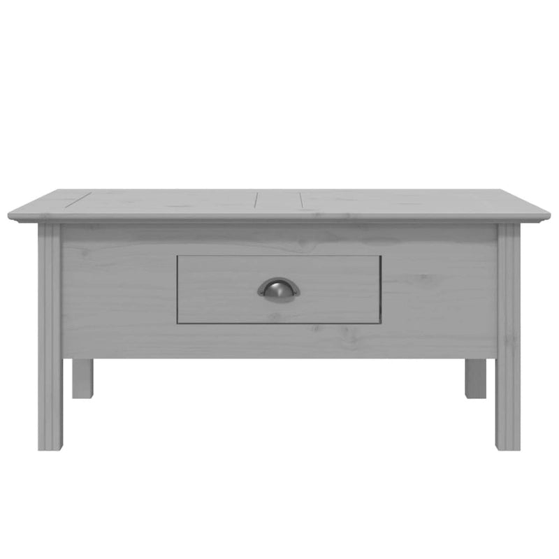Coffee Table Accent Side Table for Living Room BODO Solid Wood Pine - 39.4x21.7x17.7
