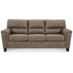 Navi Brown/Beige Sofa - 89W x 38D x 39H