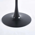 31.5Tulip Dining Table for 2-4 people With Round Mdf Table Top, Pedestal Dining Table, End Table Leisure Coffee Table