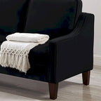 Modern Loveseat Sofa for Living Room Upholstered Velvet Small Couch - 51.5L x 29 W x 34.25 H , Seat height: 18