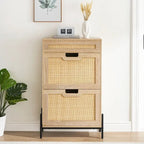 Two-door one-drawer shoe cabinet